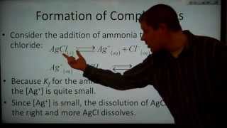 CH110 16.3 Equilibria Involving Complex Ions