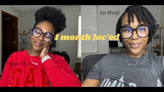 Loc Journey! I am one month loc'ed :)