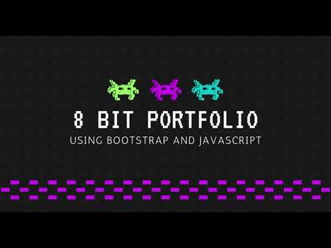 Make An 8 Bit Website Using Bootstrap And Javascript Youtube