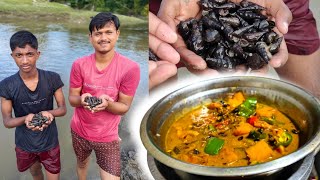 River Snail cooking and eating | Healthy snail recipe |