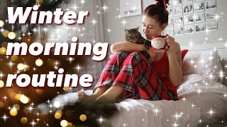 Festive Christmas \u0026 Winter Morning Routine 2020 | Мое зимнее уютное утро | VLOGMAS