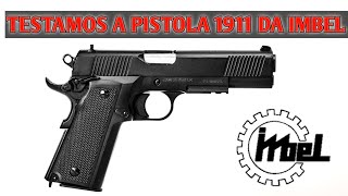 TESTAMOS A PISTOLA 1911 DA IMBEL .380 GC MD2  DA CUNHA IAT