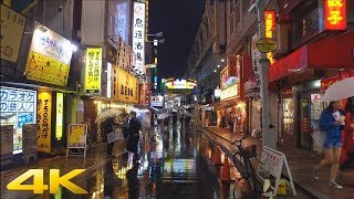 Tokyo Ueno on a rainy night 雨夜の東京上野 - 4K