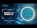 Create a responsive sidebar with dropdowns using Tailwind CSS | Create a website with React pt.7
