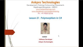 C# Beginner to advanced - Lesson 21- Polymorphism