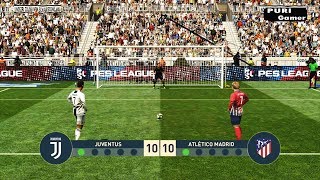 PES 2019 | Juventus vs Atletico Madrid | UEFA Champions League | Penalty Shootout | Gameplay PS4