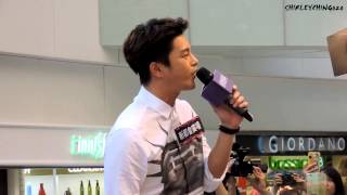 150823 徐仁國(서인국)High-five event-唱歌