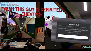 trolling a roblox phantom forces streamer with cheats (he got kicked)