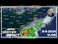 #Debby flooding threat, current timing | Brad Panovich #VLOG 8/5/2024