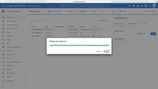 how to stop or delete gcloud vm instances
