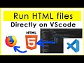 How to run html file on Visual Studio Code 2022 | html on visual studio code