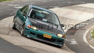 Honda Civic EJ2 Coupé at the Nürburgring 10.6.2012