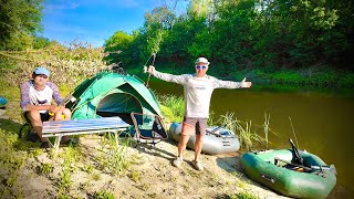 Рибалка СПЛАВОМ ТРИ ДНІ! Маршрут Приліпка-Манжелія!