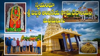 Anjaneya swamy temple, Maddimadugu, Amrabad.ఆంజనేయ స్వామి దేవాలయం,మద్దిమడుగు, అమ్రాబాద్.