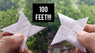 Origami Ninja Star with Paper for fun (like Flying) 🎉🎊✨