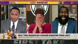 The Lakers are just AWFUL... at shooting the basketball - Stephen A. Smith | Fir