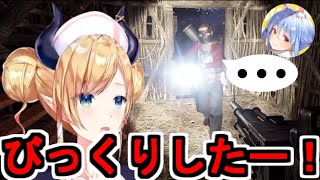 【ホロ鯖RUST】裏作業中のぺこらが突然目の前に現れて驚くちょこ先生【ホロライブ切り抜き/兎田ぺこら/癒月ちょこ】