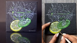 Lemonade Hyper Realistic Painting for Beginners - Paintastic Arts