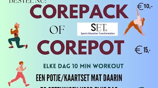 CorePack of CorePot: bestel deze nu!