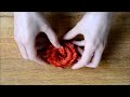 how to make a strawberry rose