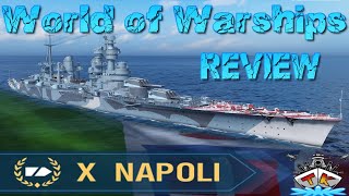 Napoli für 252.000 Kohle T10/ITA/Kreuzer "Review" in World of Warships auf Deutsch/German