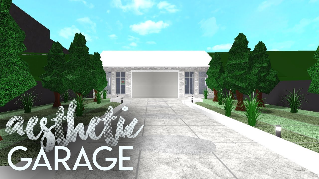 Aesthetic Garage | Bloxburg Garage Ideas | 14K - YouTube