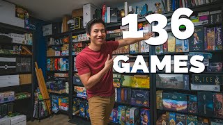 I Played EVERY Board Game in my Collection! Board Game Tour Vlog