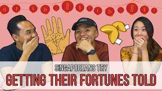 Singaporeans Try: Getting Their Fortunes Told (CNY Special)