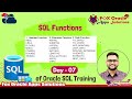 Day 7 - SQL Functions, Dual Table & Pseudo Columns | instr in sql | substr in sql | Fox Oracle Apps