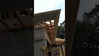 Crazy Overhang Carpentry