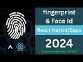React Native Expo Local Authentication | Face Id | Touch ID | Pass code 2024