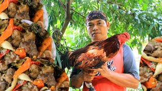 Pepes ayam jawa lengkuas muda daun kemangi sambal tlenjeng lalap daun singkong