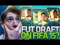 NEW FIFA 16 FUT DRAFT ON FIFA 15?!!! W/ AMAZING LUCK?!!!!