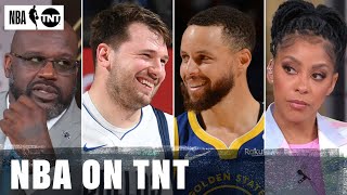 The Tuesday crew reacts to Luka vs. Steph + the Western Conference playoff race 👀 | NBA on TNT