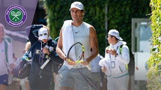 Rafael Nadal and Nick Kyrgios prepare for Wimbledon 2019 showdown