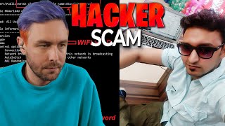 Scammers trying to catch a hacker