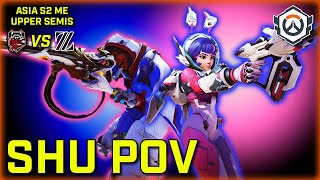 [Shu POV] The WORLD's FINEST Ana player | Crazy Raccoon vs ZETA DIVISION | OWCS ASIA LAN