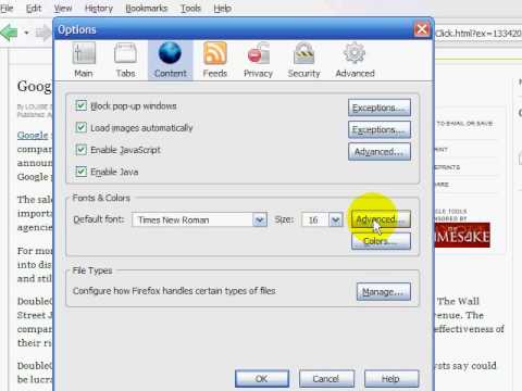 Adjust Firefox Font Size Adjust Firefox Font Size