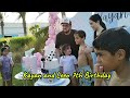 kayan and leen 7th birthday aboudi making butter cupcake