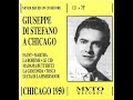 Giuseppe Di Stefano's famous live recording of 