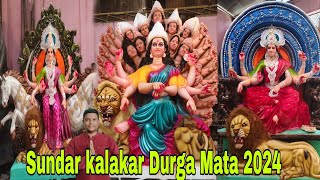 sundar kalakar Durga Mata 2024 !! dhoolpet durga mata 2024 !! famous kalakar idols in Hyderabad!!