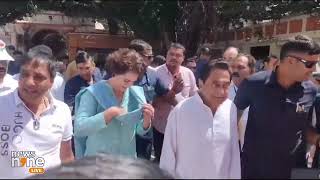 Priyanka Gandhi Vadra visits Mohankheda Jain Tirth in Dhar district in Madhya Pradesh