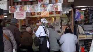 クリスマスイブの築地場外　菅野商店　うおがし丼　2014.12.24 Tsukiji Tokyo Japan