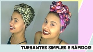 5 Amarrações de TURBANTE fáceis