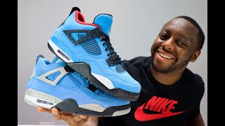 Travis Scott Air Jordan 4 vs University Blue Sneaker Comparison Review MicroSchopes 009 - Schopes