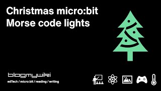 Christmas micro:bit Morse code lights