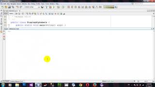 Use While For Do While Display Alphabets from Java Netbeans
