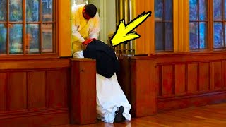 Priest Didn’t Know A Camera Was Watching Him. What He Did Next To The Nun Will Shock You