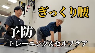 #017【ぎっくり腰】寝起き3分でできる腰痛予防トレーニング！