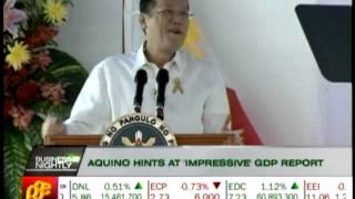 PNoy says all will be impressed with 2012 GDP